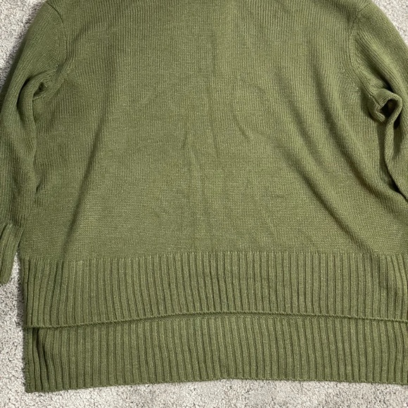 Joe Fresh Army Green Turtleneck Sweater - Picture 2 of 2